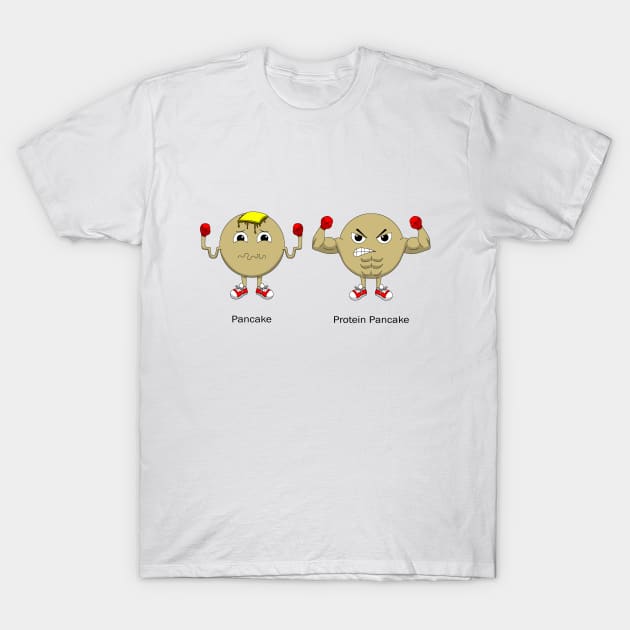 Buff Pancake T-Shirt by michaeldean23